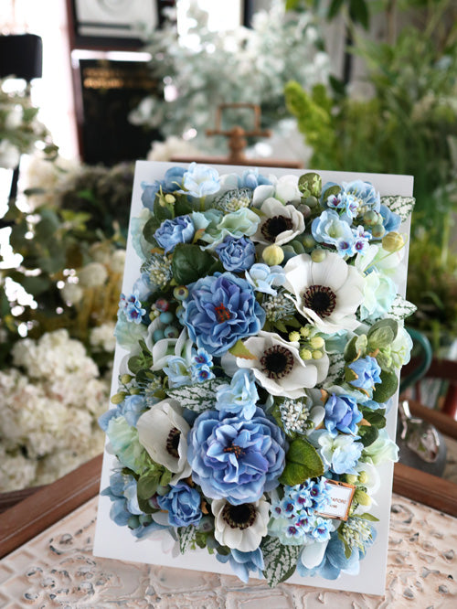 完成品】フレームアレンジ(壁掛け・RS/ブルー） ｜ アーティ