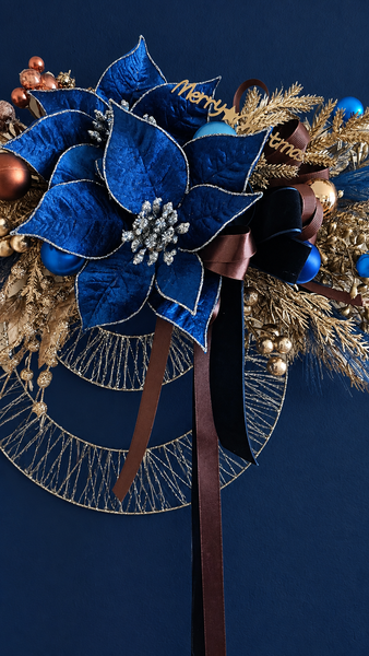 【1day教室レッスン】 Noël de Blue - Wall Decor -