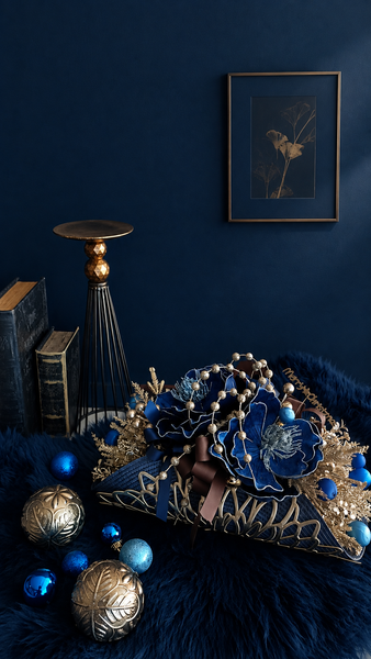【1day教室レッスン】 Noël de Blue - Table Arrangement -