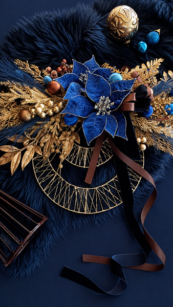 【1day教室レッスン】 Noël de Blue - Wall Decor -