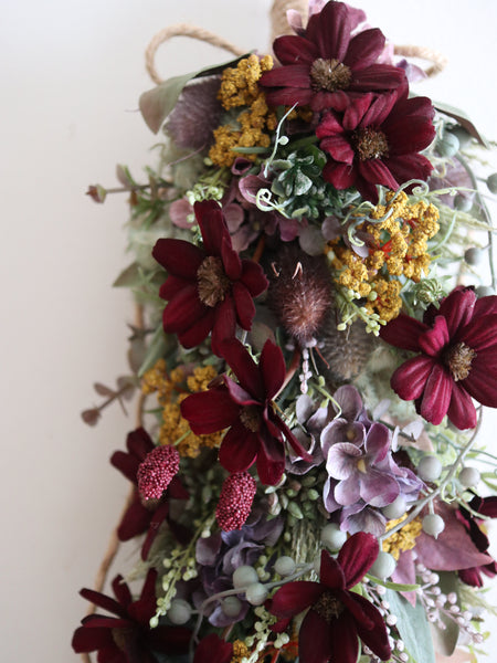 【送料無料・完成品】秋のガーランド（BR)