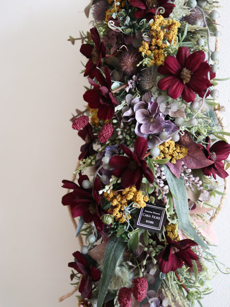 【送料無料・完成品】秋のガーランド（BR)