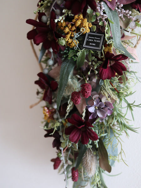 【送料無料・完成品】秋のガーランド（BR)