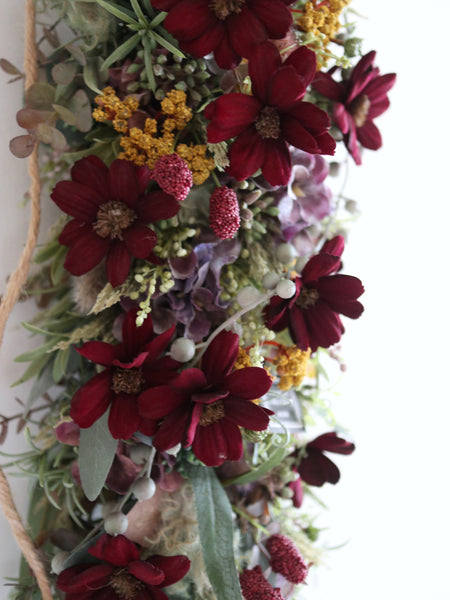 【送料無料・完成品】秋のガーランド（BR)