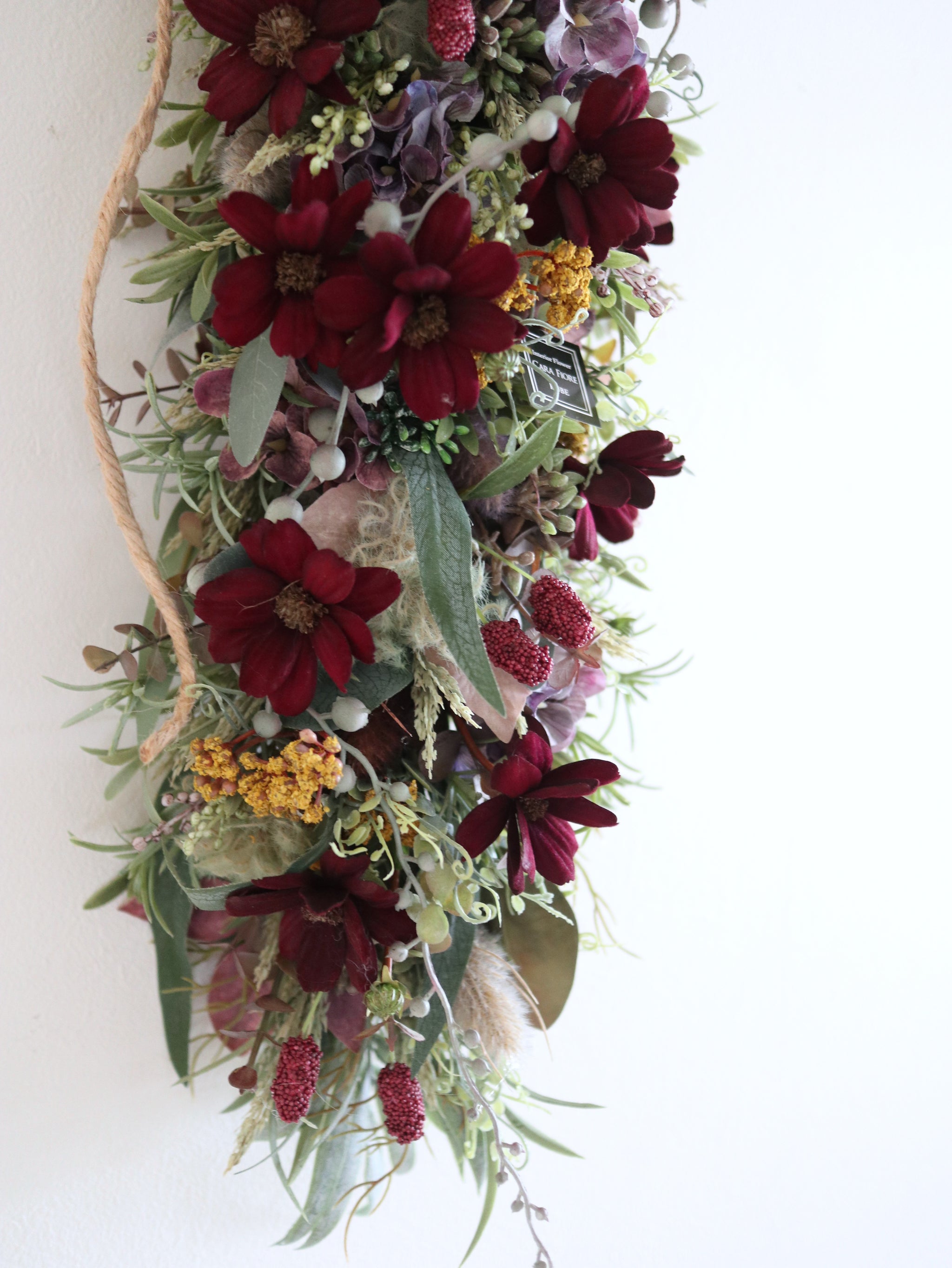 送料無料・完成品】秋のガーランド（BR) ｜ アーティフィシャル