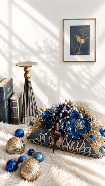 【1day教室レッスン】 Noël de Blue - Table Arrangement -