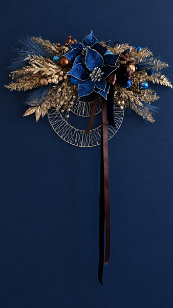 【1day教室レッスン】 Noël de Blue - Wall Decor -