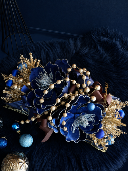 【1day教室レッスン】 Noël de Blue - Table Arrangement -