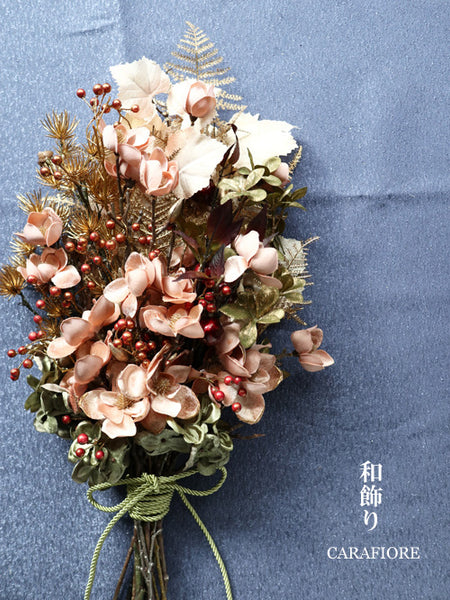 【完成品】和飾り（マグノリア・ピンク）