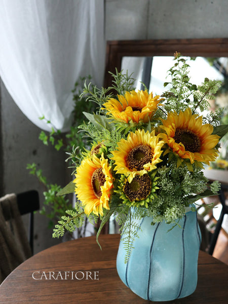 【完成品】ヒマワリの花束